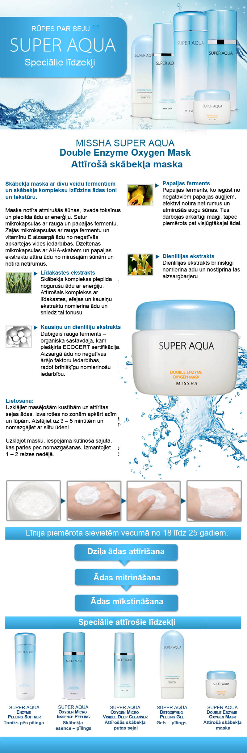 Super Aqua Double Enzyme Oxygen Mask 