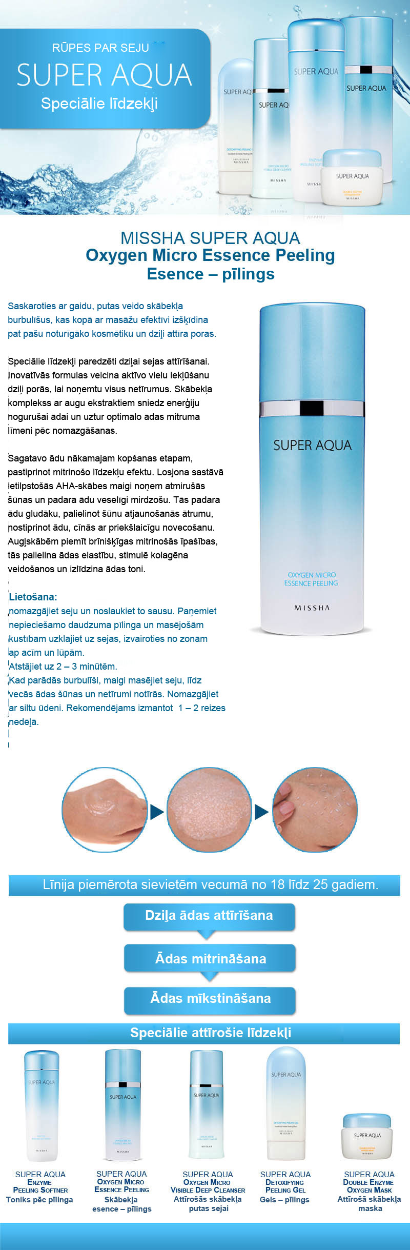 Super Aqua Oxygen Micro Visible Deep Cleanser 